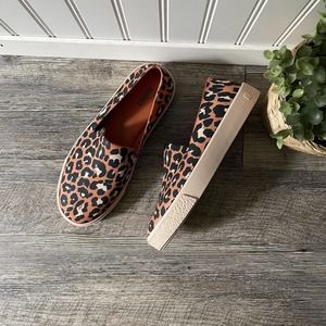 Melissa Leopard Grand Lii Slip On Shoes Size 7